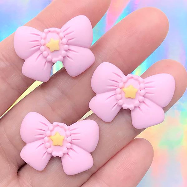 Plastic Earring Post with Rubber Backs & 5mm Cup / Cone Earring Blank, MiniatureSweet, Kawaii Resin Crafts, Decoden Cabochons Supplies