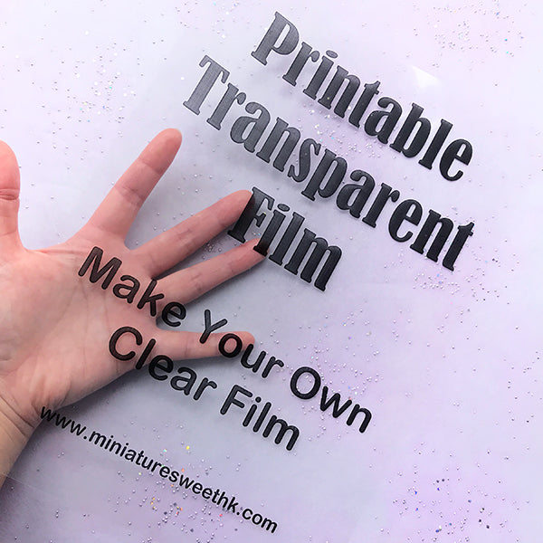  Inkjet Transparency Film, Clear Printer Paper