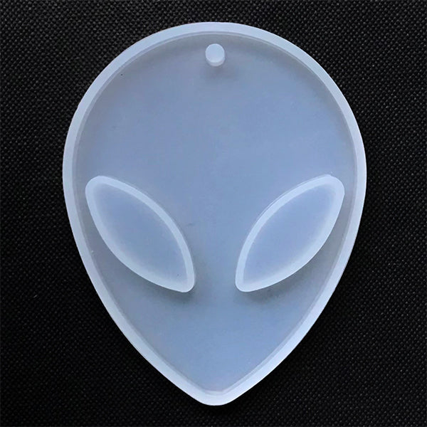 Alien Head Shape Resin Earring Mold Silicone Resin Jewelry Molds
