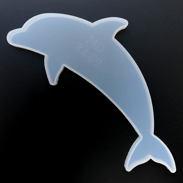 Ice Art Dolphin Ice Sculpture Blue Silicone Reusable Mold CBL