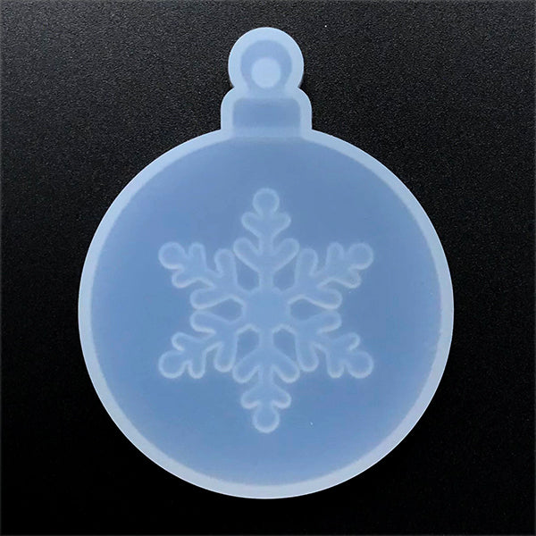 Assorted Snowflake Silicone Mold (3 Cavity), Christmas Cabochon DIY, MiniatureSweet, Kawaii Resin Crafts, Decoden Cabochons Supplies