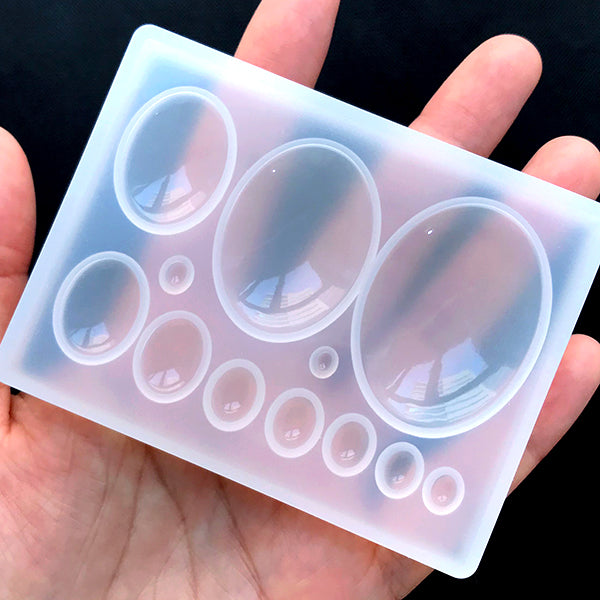 Pendant Resin Mold, Silicone Necklace Mold, Round Rectangle Oval Pendant  Mold, Epoxy Resin Mold for Jewelry, Jewelry Making Mold 