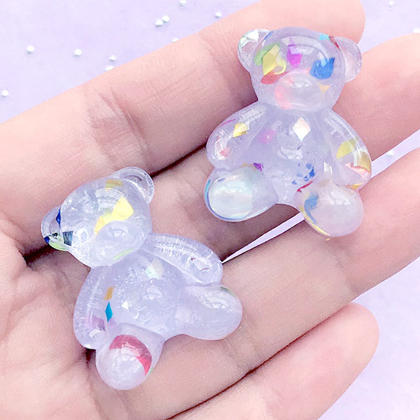 3D Teddy Bear Lolly Silicone Mold, Miniature Lollipop Mold, Kawaii S, MiniatureSweet, Kawaii Resin Crafts, Decoden Cabochons Supplies