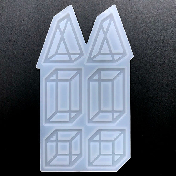 Assorted Geometric Shape Silicone Mold (4 Cavity)