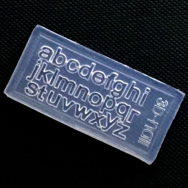 Single Alphabet Silicone Mold for Jewelry Making 