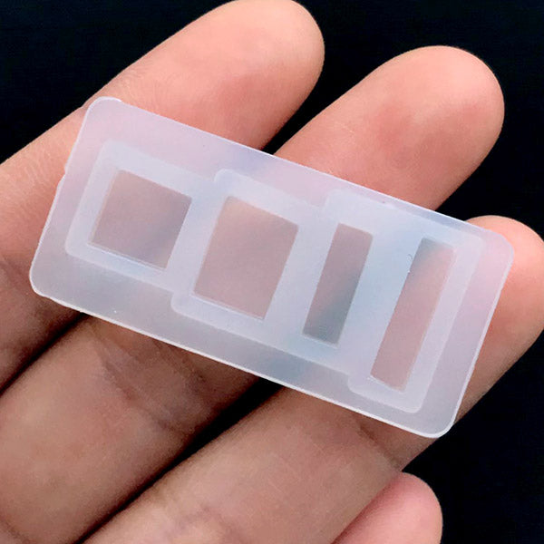 4 Cavity Silicone Rectangle Mold