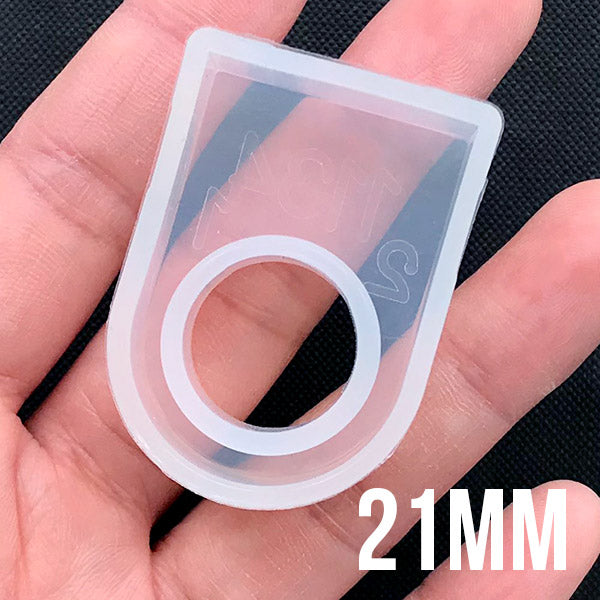DIYOO 1 PC Silicone DIY Ring Mold Making Jewelry Rings Resin Casting Mould DIY Craft, Size: 16 mm, Other