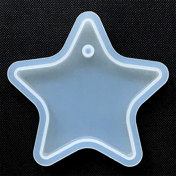  HengKe Star Silicone Mold,2pcs 3D Stars Shape Silicone