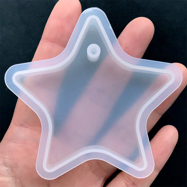  HengKe Star Silicone Mold,2pcs 3D Stars Shape Silicone