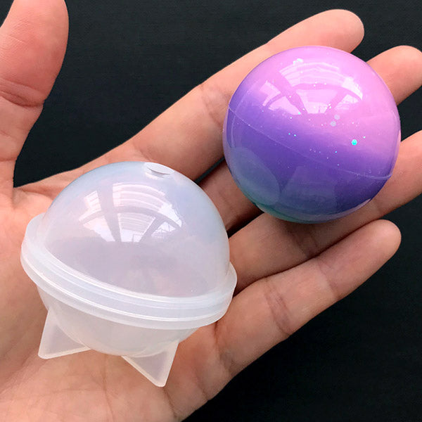 SEWACC 6pcs Crystal Ball Mold Silicone Molds for Resin Epoxy Resin Molds  Resin Epoxy Molds Sphere Silicone Sphere Resin Mold Hand Mold Sphere Shape