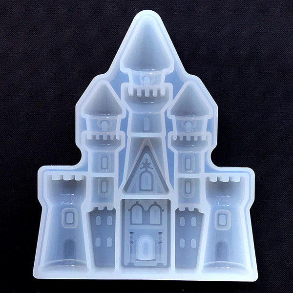 Fairytale Castle Silicone Mold  Clear Mold for UV Resin Art