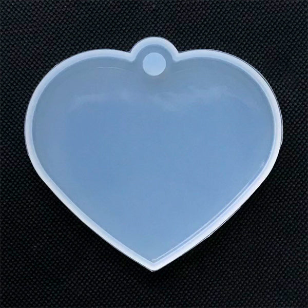 Resin Heart Shape Silicone Molds DIY Jewelry Charms Tool Mini Puffy Heart  UV Resin Pendant Mold