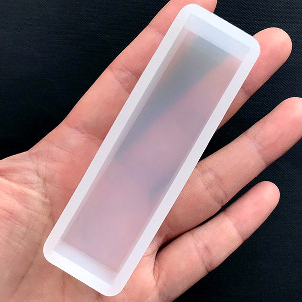 Small Rectangular Prism Silicone Mold | Clear Rectangle Mold for UV Resin |  Epoxy Resin Art Supplies (20mm x 40mm)