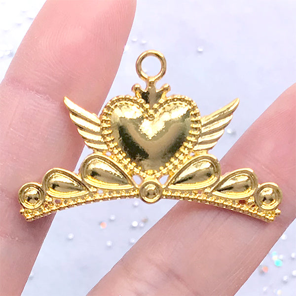 Kawaii Heart Rhinestones, Magical Girl Jewelry Making