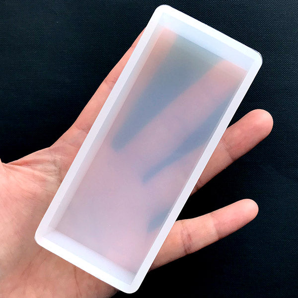 Resin Mold DIY Rectangle Mold Silicone Mold for Epoxy Resin Casting  Keychain Jewelry Mold Rectangle Silicone molds for Baking/soap Rectangle  Silicone