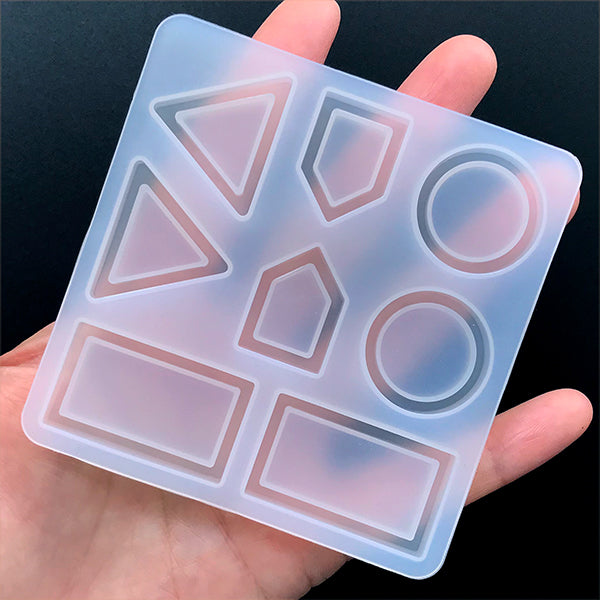 Tiny Mini Square Cube Mold | Flexible Geometry Mold | Silicone Mould  Supplies | UV Resin Crafts | Epoxy Resin Jewellery DIY | Stud Earrings  Making