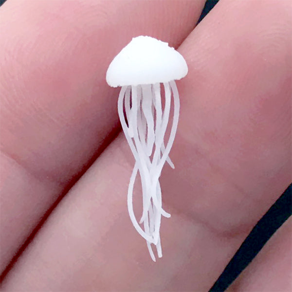 Jellyfish Beads, Jelly Fish Bead, Marine Life Jewellery, Ocean Anim, MiniatureSweet, Kawaii Resin Crafts, Decoden Cabochons Supplies