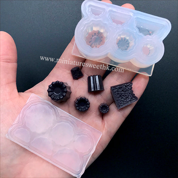Mold to Make 1:24 Scale Cupcakes for Dollhouses [SDC MOLD14]