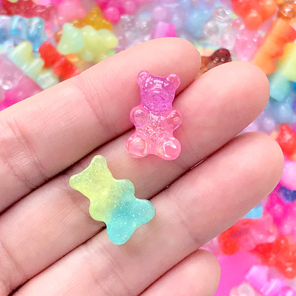 fake Halloween gummy bears |fake gummy bears | fake candy | candy cabochons