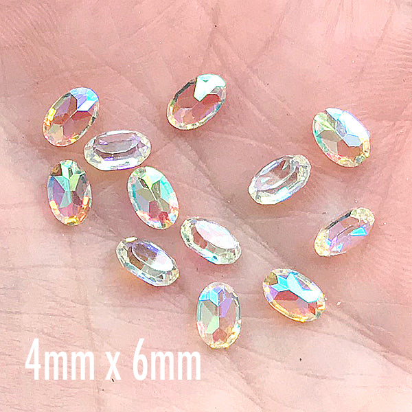 Available in Small Order Oval Cabochon Flatback Beads Jewels for