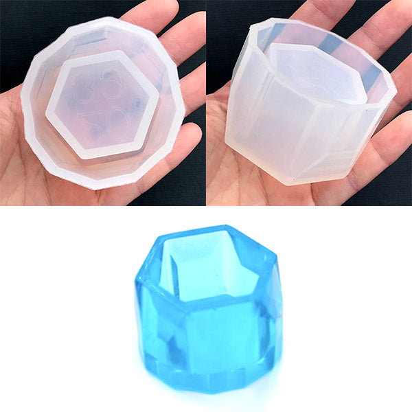 15-cavities Mini 3d Cube Mold, Silicone Square Bubble Molds