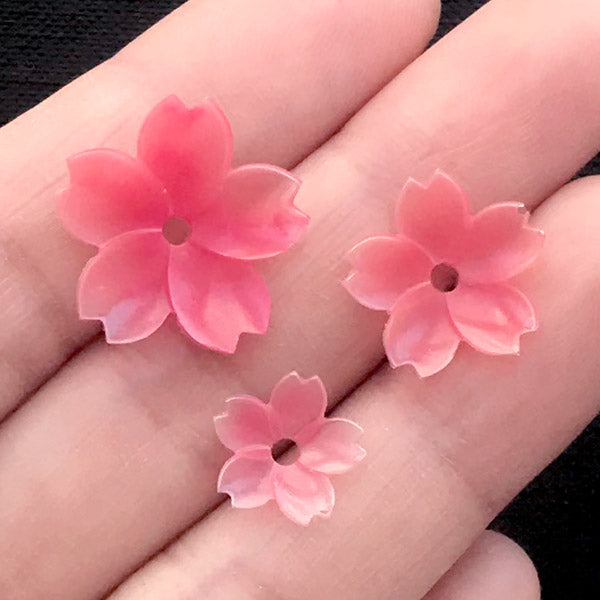 Mini Plum Blossom Silicone Mold (15 Cavity) | 3D Small Flower Mold | Tiny  Floral Embellishments DIY | Resin Crafts | Nail Art (4mm to 8mm)