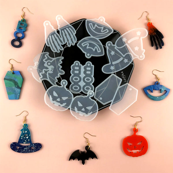 4, 20 Or 50 Bulk Silver Witch Hat Charms, Wizard Charm, With Pumpkin,  Halloween