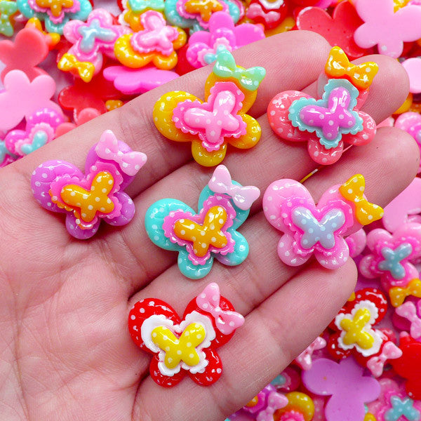 Small Decoden Pieces | Kawaii Resin Cabochons (Assorted Mix / 10 pcs by  Random)