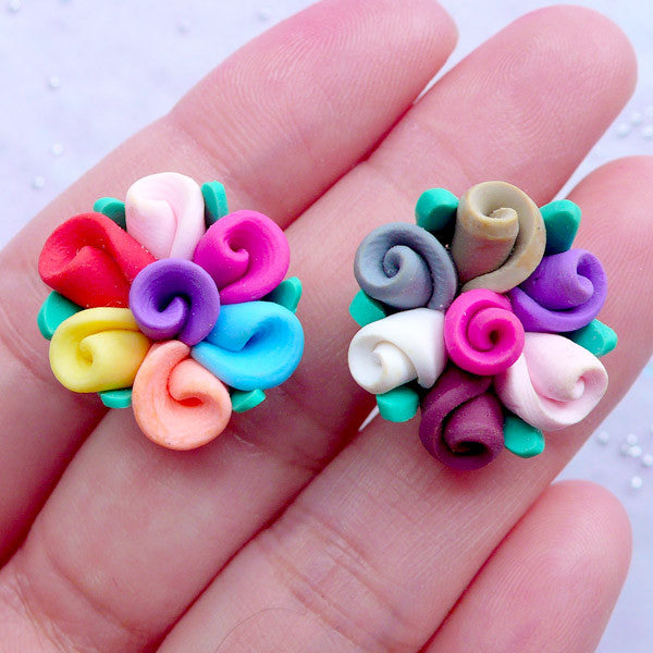 Make flowers #flowers  Clay crafts, Polymer clay flowers, Clay