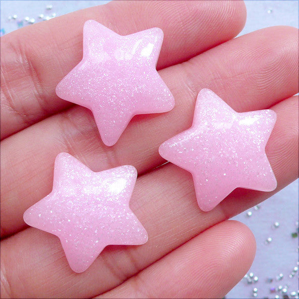 Star Shine Mix Iridescent Shift Star Glitter, Kawaii Decoden Glitter, Resin  Embellishment, Slime Toppings, U100 