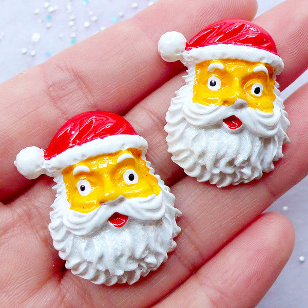 Santa Straw Toppers Santa Claus Straw Toppers Christmas Party