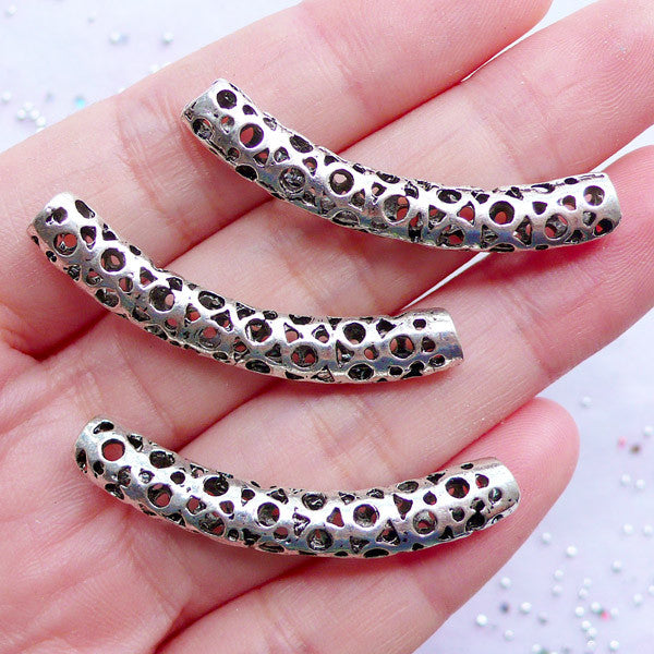 Curved hot sale tube beads