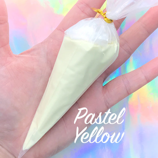 Yellow Polka Dot Gift Bags / Small Clear Plastic Bag / Self Adhesive P, MiniatureSweet, Kawaii Resin Crafts, Decoden Cabochons Supplies