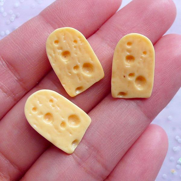 Miniature Cheese Knives (Set of 4), Dollhouse Cutlery, Kawaii Resin, MiniatureSweet, Kawaii Resin Crafts, Decoden Cabochons Supplies