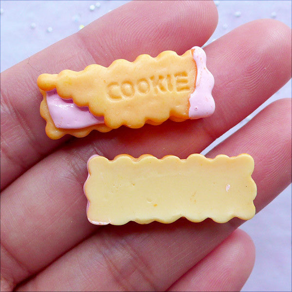 Kawaii Mold Waffle Wafer Biscuit 22mm Silicone Flexible Mold Decoden M, MiniatureSweet, Kawaii Resin Crafts, Decoden Cabochons Supplies