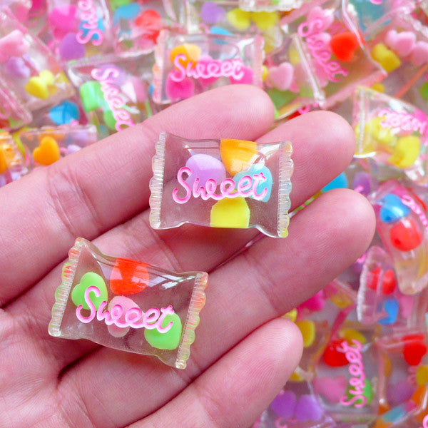 Fake Chocolate Sprinkles in Rainbow Color, Faux Cupcake Toppings in A, MiniatureSweet, Kawaii Resin Crafts, Decoden Cabochons Supplies