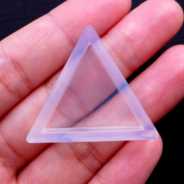 Pyramid Silicone Mold Resin Jewelry Making Mould Epoxy Pendant