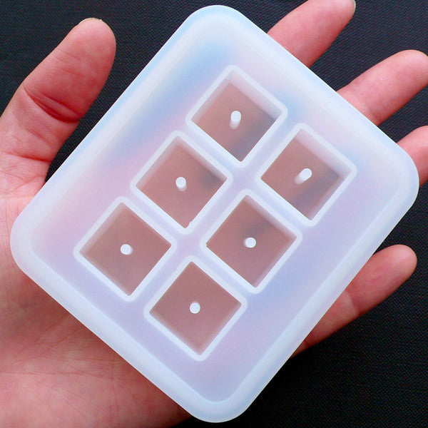 Square Cube Flexible Mold, Epoxy Resin Silicone Moulds, Kawaii Resin, MiniatureSweet, Kawaii Resin Crafts, Decoden Cabochons Supplies