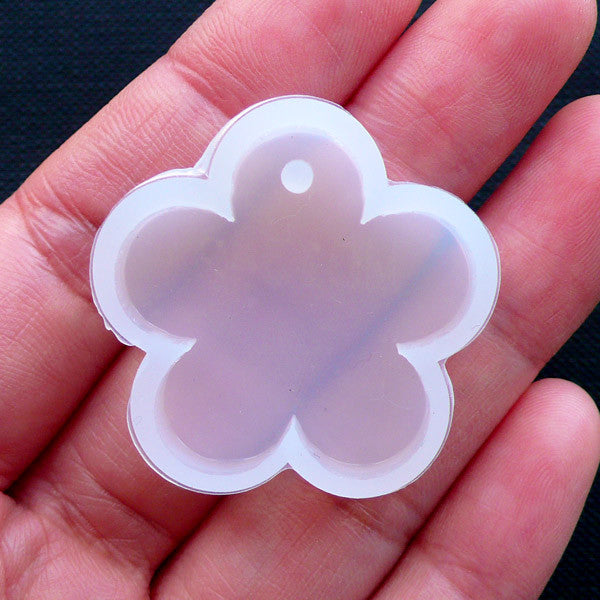 Round Circle Mold, Resin Pendant Mold, Clear Mold for Pressed Flower, MiniatureSweet, Kawaii Resin Crafts, Decoden Cabochons Supplies