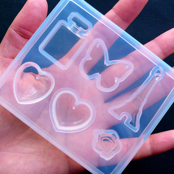 Small Rose Silicone Mold 6 Cavity 