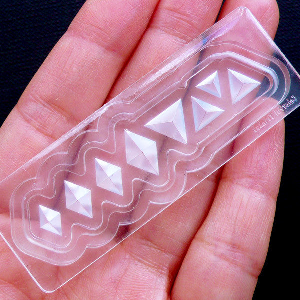 CLEARANCE Rounded Rhombic Charm Silicone Mold
