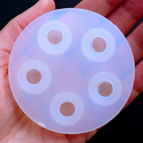 Clear Mold for Sphere 5 cm diameter ,Mold for resin Ball,House Of