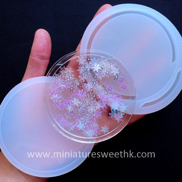 Mini Circle Gems Silicone Resin Mold, Decoden Mold