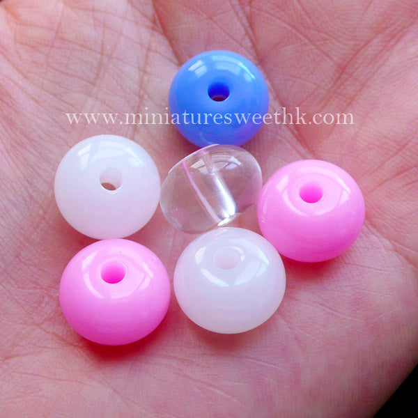 Ball Bead Making | Chunky Bead Flexible Mold | Bubblegum Bead Silicone  Mould | Kawaii Resin Art (12mm)