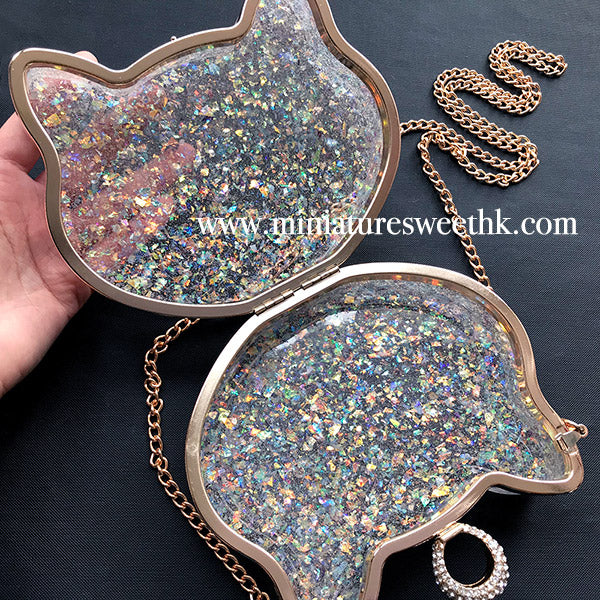 silicon gold silver metal clutch clasp