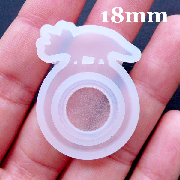 Big Rounded Silicone Ring Mold, Resin Ring Mould, Flexible Jewelry Mold, Silicone Mold for Kawaii Jewellery Making, Epoxy Resin Art Supplies