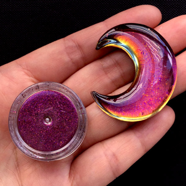 Magnetic Ultra Chrome Chameleon Flakes - Gold/Red/Violet