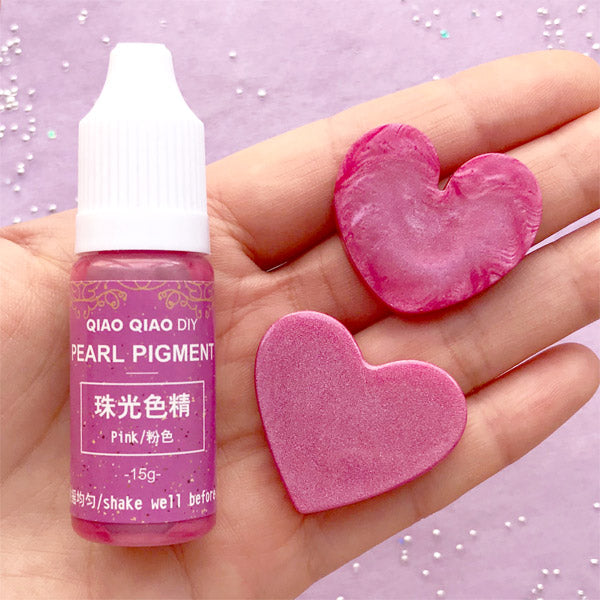 Pearl Liquid Colorant, Shimmer Resin Pigment, Resin Coloring, Resin, MiniatureSweet, Kawaii Resin Crafts, Decoden Cabochons Supplies