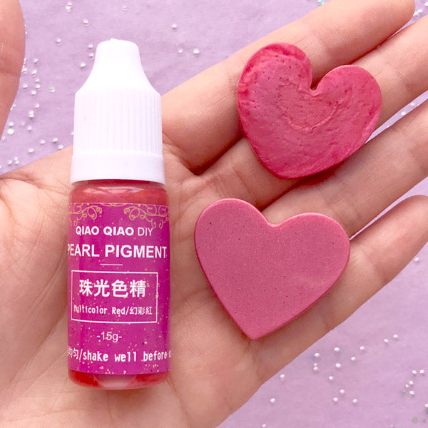 Pearl Resin Colorant, Shimmer Resin Pigment, Resin Dye, Resin Caboc, MiniatureSweet, Kawaii Resin Crafts, Decoden Cabochons Supplies