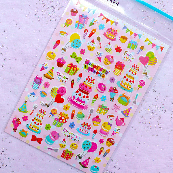 Valentine Stickers, Puffy Heart Stickers, Love Stickers, Happy Vale, MiniatureSweet, Kawaii Resin Crafts, Decoden Cabochons Supplies